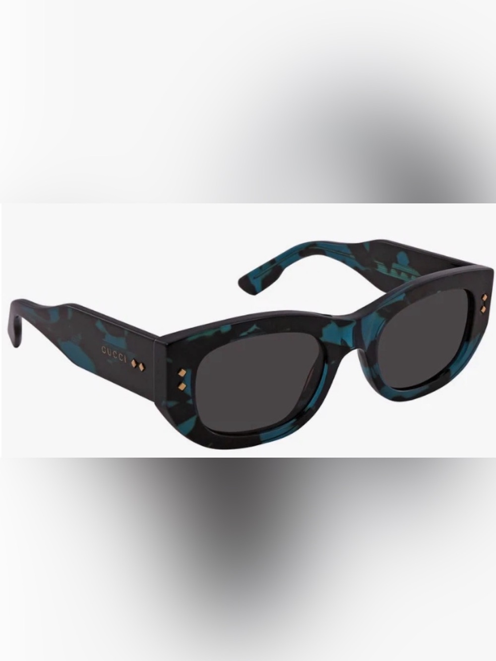 Gucci GG1215S 001  Blue/ Havana Women's Sunglasses Square 51/22/145
